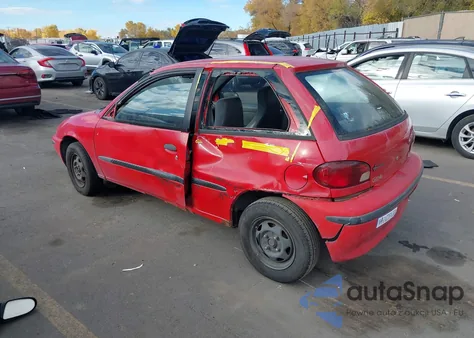 1997 Geo Metro Lsi from USA, damaged, VIN 2C1MR2294V6718502